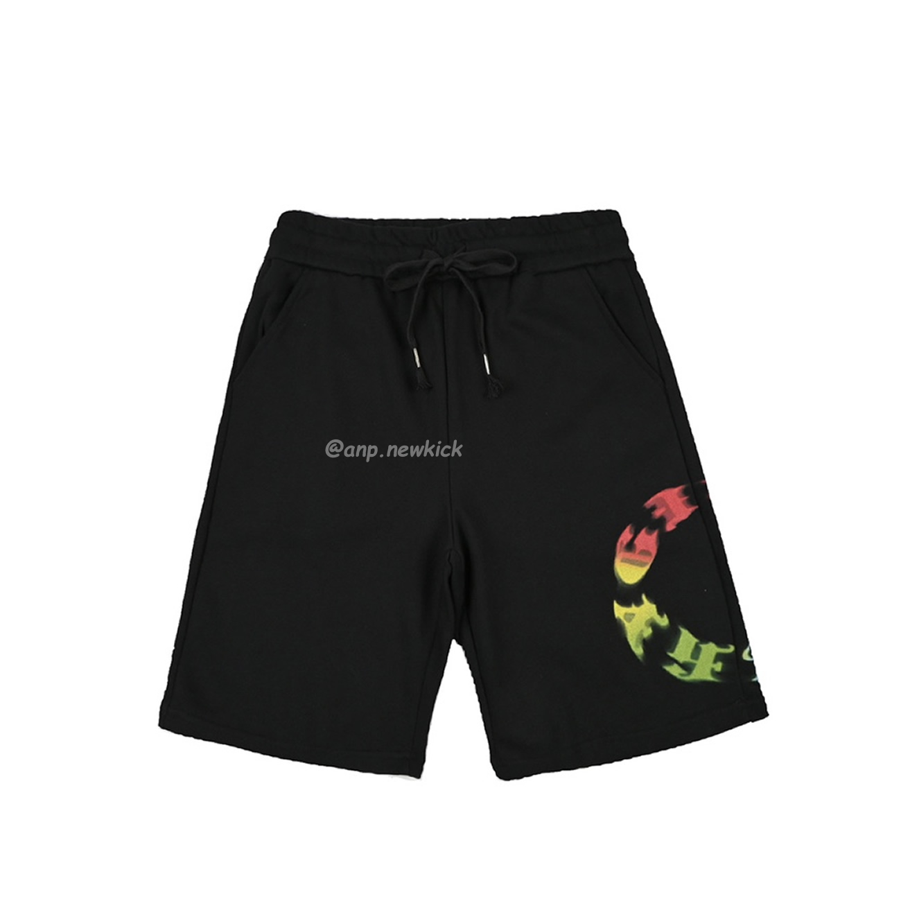 Givenchy Logo Colorful Printed Logo Capris (1) - newkick.app